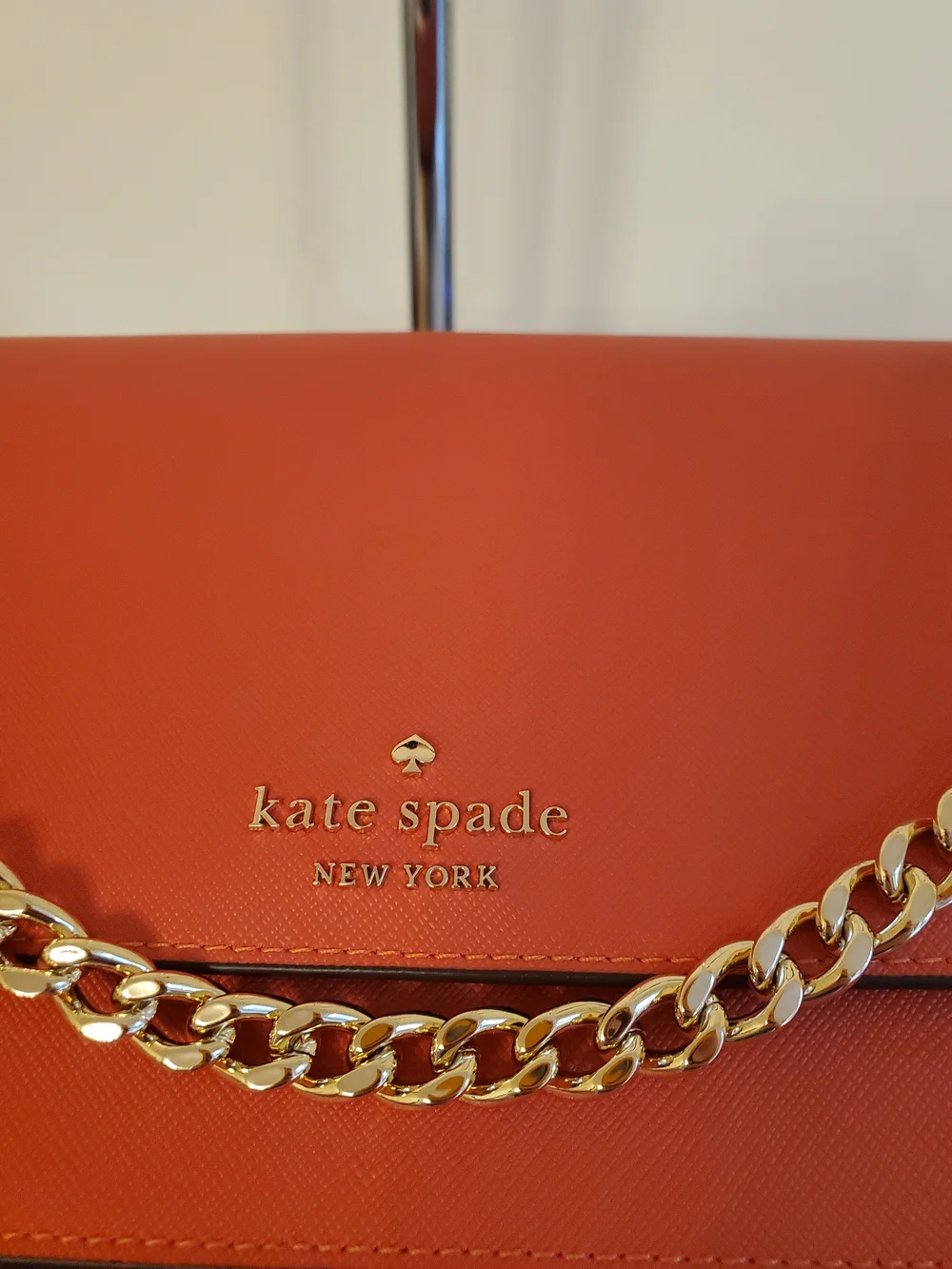 kate spade Orange Madison Willow Chain Crossbody Bag. NWT. Reg. $349